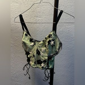 Y2K style bustier